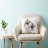 Mooie Schattige Kittencartoon Kussen (Stoel)