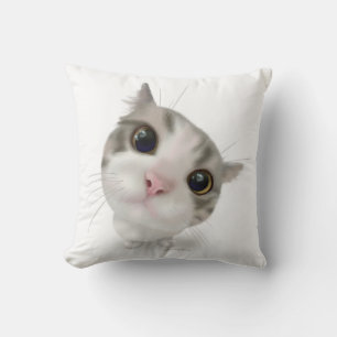 Mooie Schattige Kittencartoon Kussen