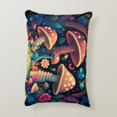 Mooie schattige magische paddenstoelen accent kussen (Achterkant (Verticaal))