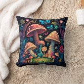 Mooie schattige magische paddenstoelen kussen (Deken)