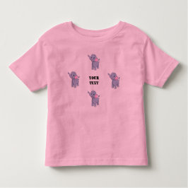 Mooie Schattige ogende olifant afbeelding Jouw tek Kinder Shirts