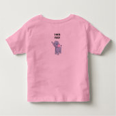 Mooie Schattige ogende olifant afbeelding Jouw tek Kinder Shirts (Achterkant)