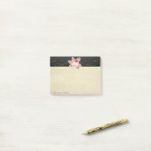 Mooie Schattige Stijlvolle Elegante Roos Post-it® Notes (Op bureau)