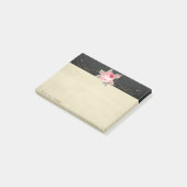 Mooie Schattige Stijlvolle Elegante Roos Post-it® Notes (Schuin)