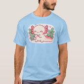 Mooie Schattigee Axolotl, Kawaii Axolotl Shirt (Voorkant)