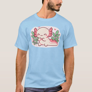 Mooie Schattigee Axolotl, Kawaii Axolotl Shirt