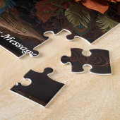 Mooie Schattigee Boho pauw vogel Legpuzzel (Zijkant)