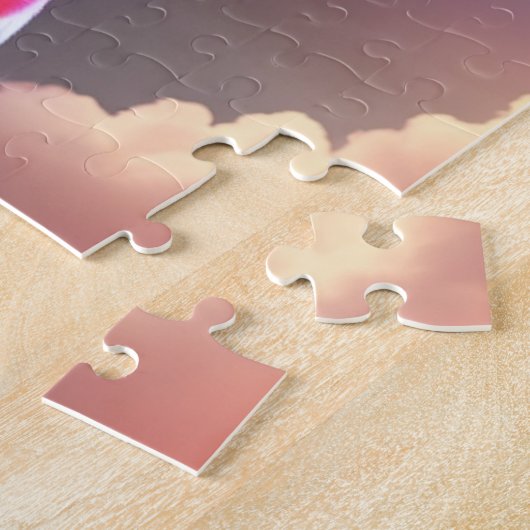 Mooie Schattigee kleurrijke Giraffe regenboog kleu Legpuzzel (Zijkant)