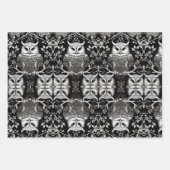 Mooie Schattigee minimalistische uil Inpakpapier Vel (Voorkant)