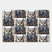 Mooie Schattigee minimalistische uil Inpakpapier Vel (Voorkant 3)