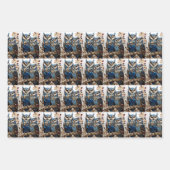 Mooie Schattigee minimalistische uil Inpakpapier Vel (Voorkant 2)