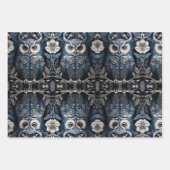 Mooie Schattigee minimalistische uil Inpakpapier Vel (Voorkant 2)