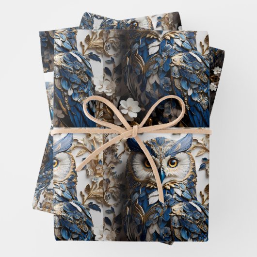 Mooie Schattigee minimalistische uil Inpakpapier Vel (In situ)