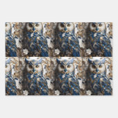 Mooie Schattigee minimalistische uil Inpakpapier Vel (Voorkant)