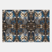 Mooie Schattigee minimalistische uil Inpakpapier Vel (Voorkant 2)