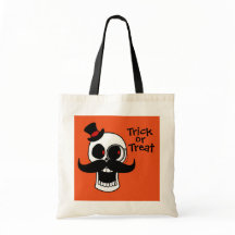 Mooie Schedel Trick-or-Treat Tas