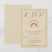 Mooie Schelp RSVP Uitnodiging (Voorkant / Achterkant)