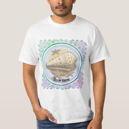 Mooie schelp t-shirt (Voorkant)