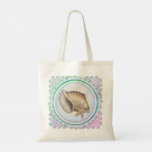 Mooie schelp  tote bag (Achterkant)