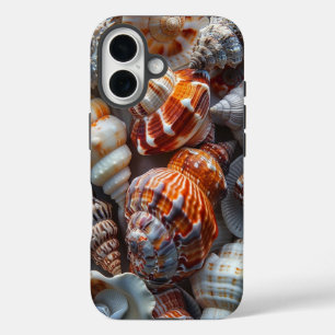 Mooie schelpen iPhone 16 hoesje