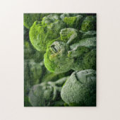 Mooie, scherpte gezichten met moss-puzzel legpuzzel (Verticaal)