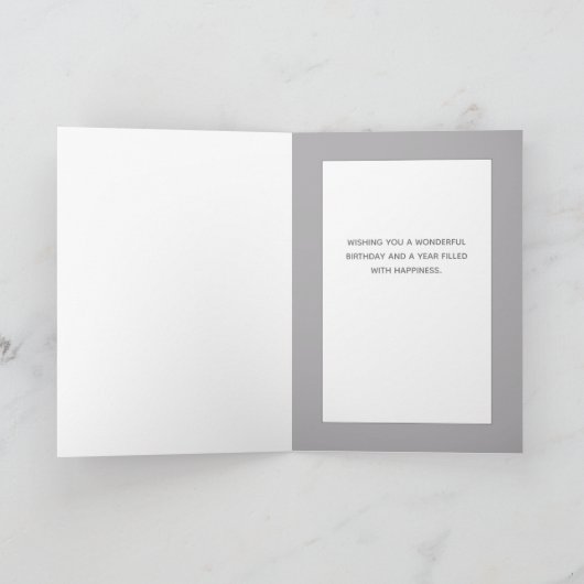 Mooie Schilderachtig gebergte Mannen Birthday Card Kaart (Binnen)