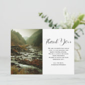 Mooie Schilderachtig Natuur foto dank u Bedankkaart (Staand voorkant)