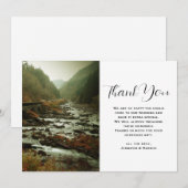 Mooie Schilderachtig Natuur foto dank u Bedankkaart (Voorkant / Achterkant)