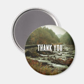 Mooie Schilderachtig Natuur foto dank u Magneet (Voorkant / Achterkant)