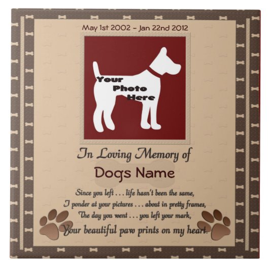 Mooie schilderafdrukken op mijn hart (bruin) tegeltje (Voorkant)