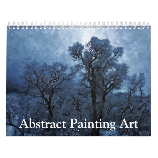 Mooie Schilderij Abstracte Kunst van het Landschap Kalender (Hoes)