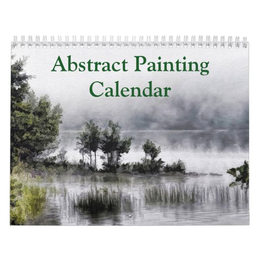 Mooie Schilderij Abstracte Kunst van het Landschap Kalender (Hoes)