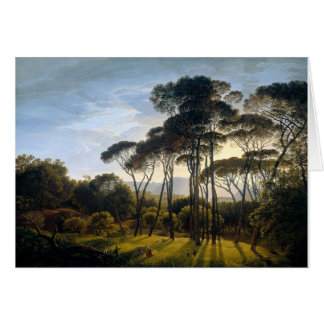 Mooie schilderkaart van het bos