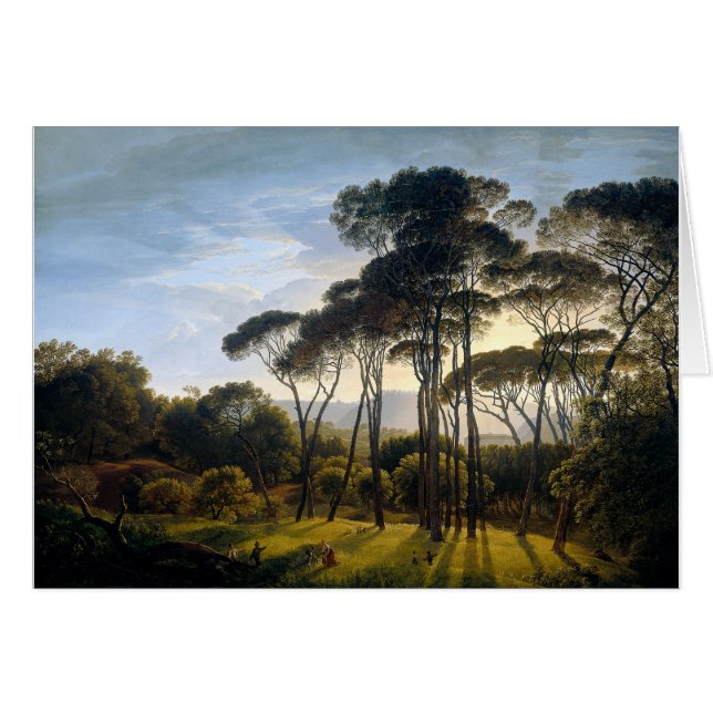 Mooie  schilderkaart van het bos (Voorkant Horizontaal)