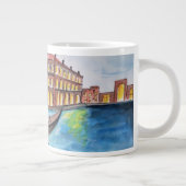 Mooie schilderkunst grote koffiekop (Rechts)