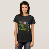 Mooie schildpad - Jeanine Naam T-shirt (Voorkant volledig)