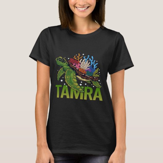 Mooie schildpad - Tamra Naam T-shirt (Voorkant)