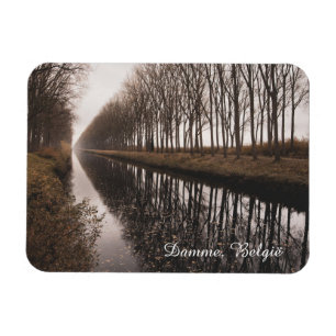 Mooie Schipdonkkanaal in de herfst, Damme Magneet