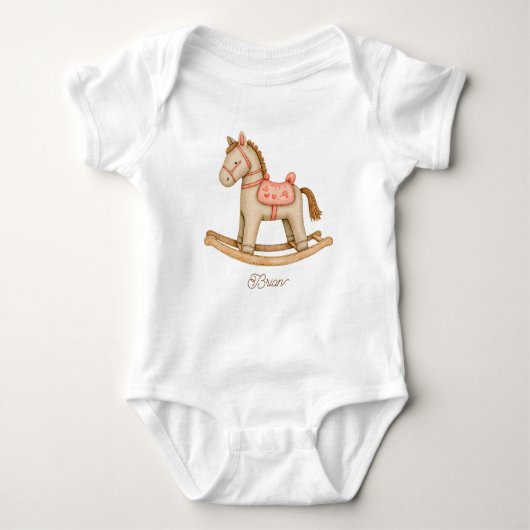 Mooie Schommelpaard Romper (Voorkant)