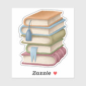 Mooie schoolboek leuke lees vinyl stickers (Vel)
