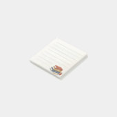 Mooie schoolboek sticky notes (Schuin)