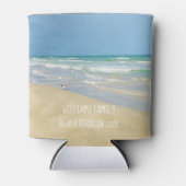 Mooie schoolfoto van het strand House Seashore Blikjeskoeler (Voorkant)