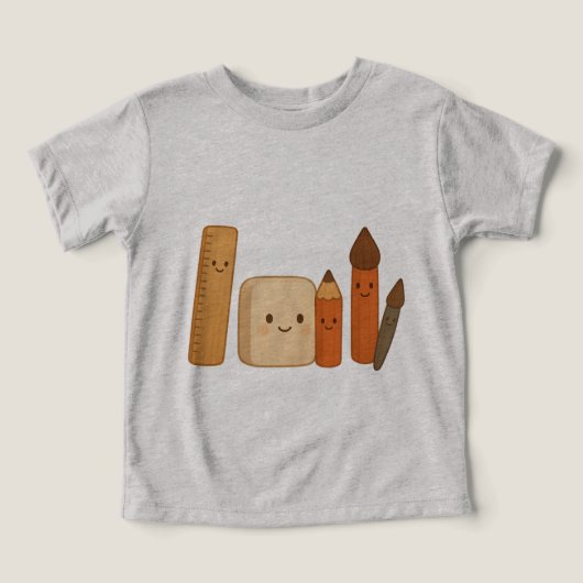 Mooie schoolgereedschappen – Schattige Transparant (Design voorkant)