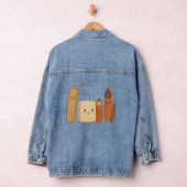 Mooie schoolgereedschappen – Schattige Transparant Denim Jacket (Hangar)
