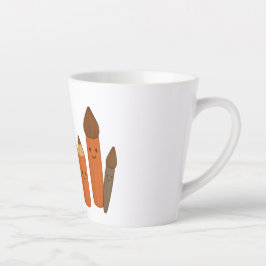 Mooie schoolgereedschappen – Schattige Transparant Latte Mok