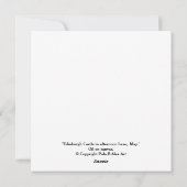 Mooie Schotland Edinburgh Castle fine art  Feestdagenkaart (Achterkant)