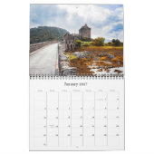 Mooie Schotland Europese Kalender (Jan 2027)