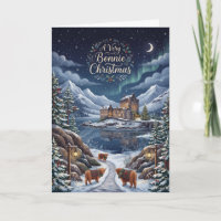Mooie Schotland Kerstkaart