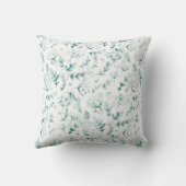 Mooie Schotse Hooglandkoe Boho Bloemstuk Op Maat Kussen (Achterkant)