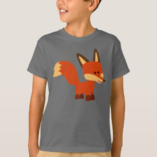 Mooie Schrandere Tekenfilmvos Kinderen T-shirt